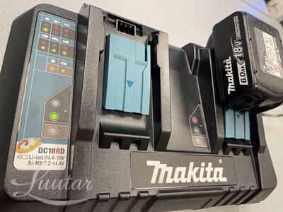 Laadija Makita DC18RD+Aku Makita 6,0Ah 18V