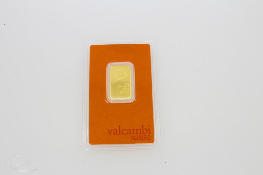 Kuldplaat 999* Valcambi