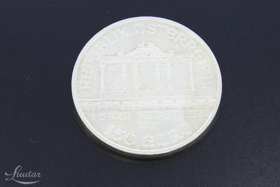 Hõbemünt 999* 1 oz Austria Philharmoniker 2021