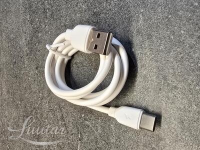 Laadija Presticio F7S 1xUSB + juhe USB Type C 2.4A Valge