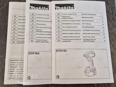 Tööriistakomplekt Makita DLX2189TJ