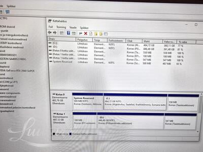 Lauaarvuti i5-7500 CPU 3.40 GHz