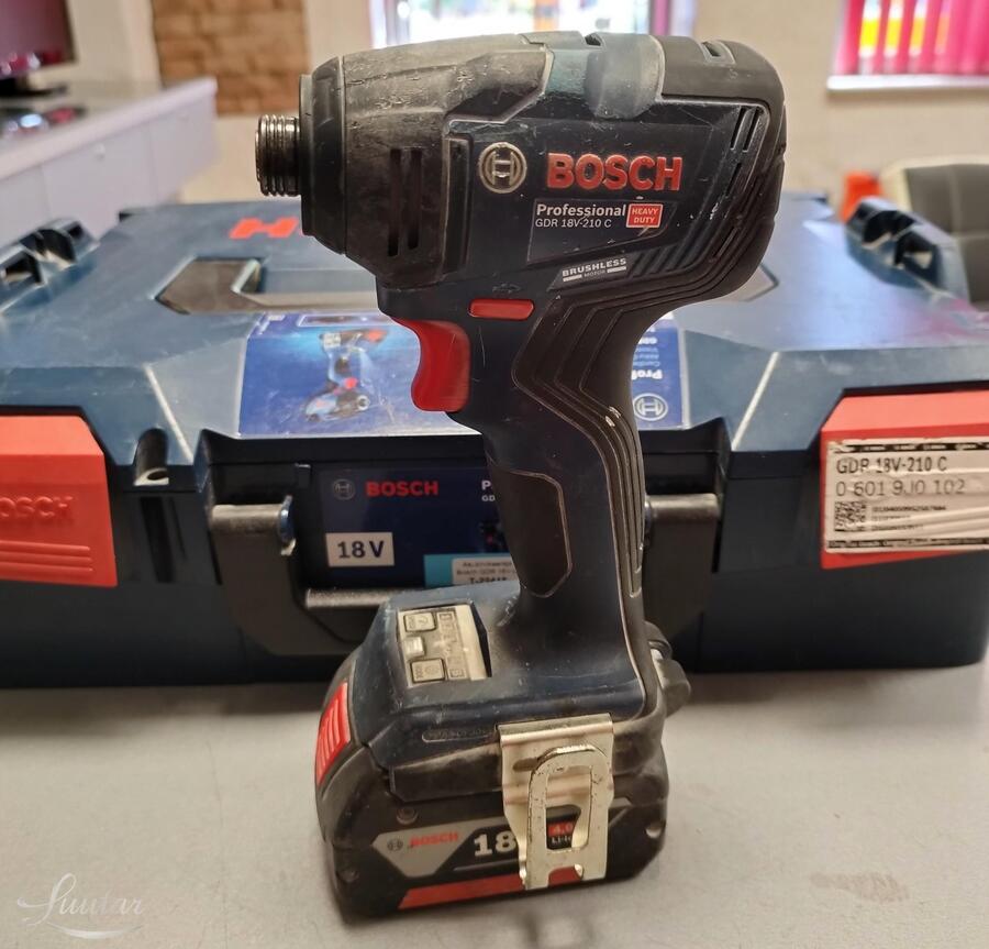 Akulöökkruvikeeraja Bosch GDR 18V-210 C