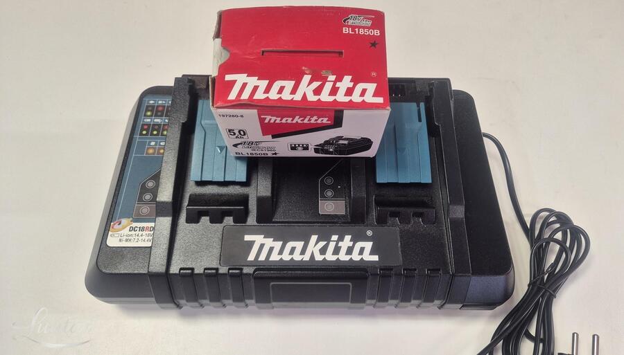 Akulaadija Makita DC18RD + Aku 5.0Ah 18V