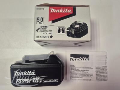 Akulaadija Makita DC18RD + Aku 5.0Ah 18V