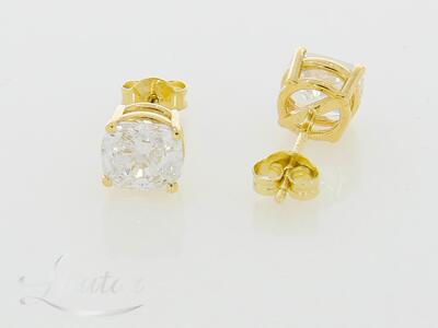 Kuldkõrvarõngad 585* UUED! Briljandid 3.14ct