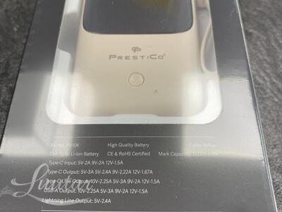 Akupank PRESTICO PB10K 10000mAh UUS