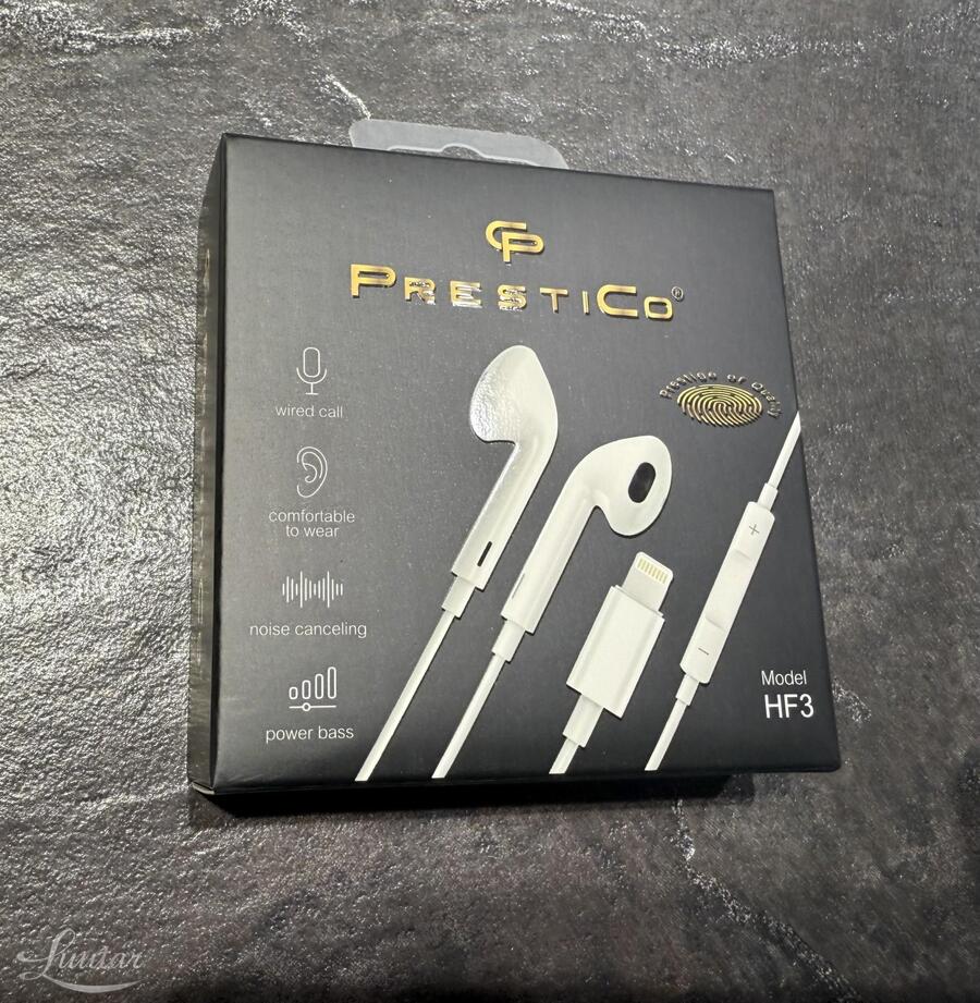 Kõrvaklapid Prestico HF3 Lightning Valge