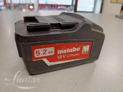 Aku Metabo 18V 5,2 Ah Li - ion Power Extreme