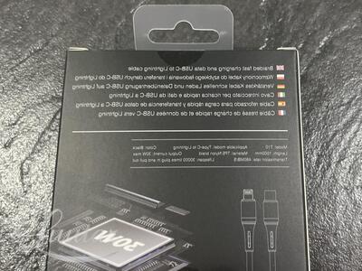 Juhe PRESTICO T10 USB Type-C - Lightning 30W must