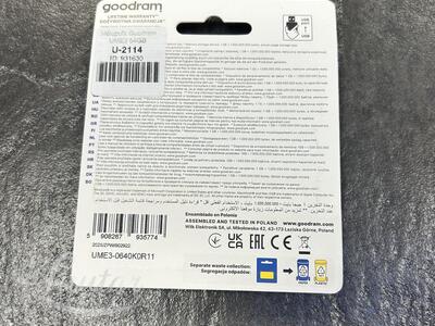 Mälupulk Goodram UME3 64GB