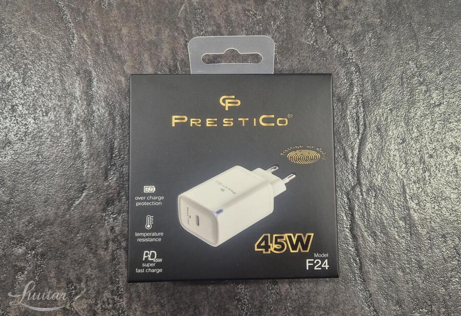 Laadija Prestico F24 1xUSB-C 45W