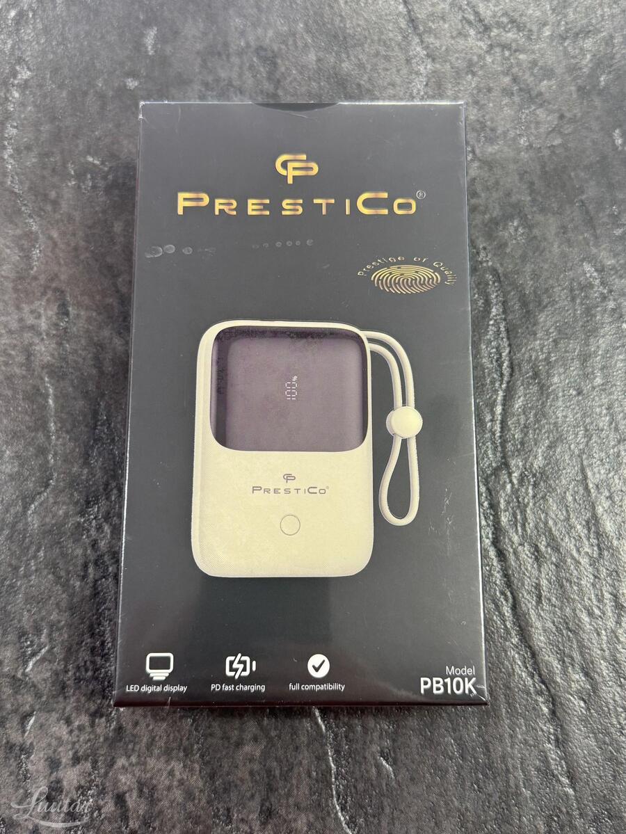 Akupank PRESTICO PB10K 10000mAh UUS!
