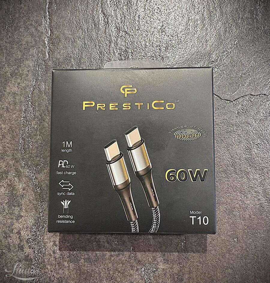 Juhe PRESTICO T10 USB Type-C → USB Type-C UUS! 60W