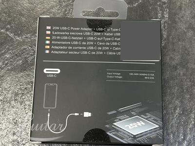 Laadija PRESTICO F8S 1xType-C + Juhe Type-C 20W PD valge