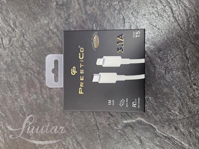 Juhe PRESTICO T5 USB -C - Lightning  PD Valge