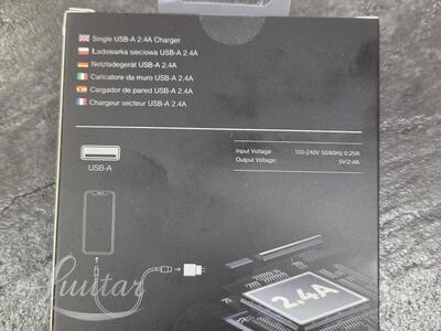 Laadija PRESTICO F9S 1xUSB + Juhe USB Type-C 2.4A Valge