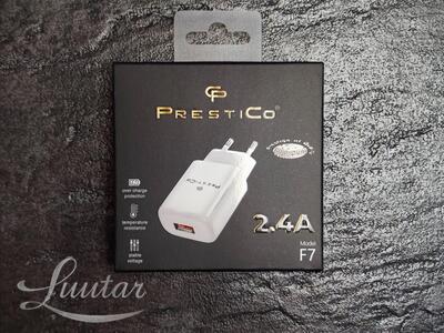 Laadija PRESTICO F7 1xUSB 2.4A UUS!