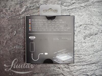 Laadija PRESTICO F8S 1xUSB-C + Juhe USB-C 20W PD