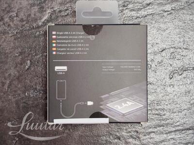 Laadija PRESTICO F7S 1xUSB + Juhe Lightning 2.4A UUS