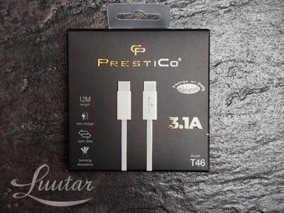 Juhe PRESTICO T46 USB-C - USB-C PD 1.2M UUS!