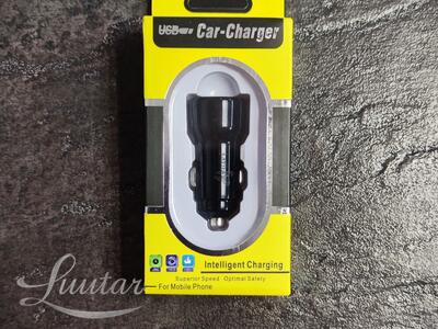 Autolaadija S26 2xUSB 3A UUS!