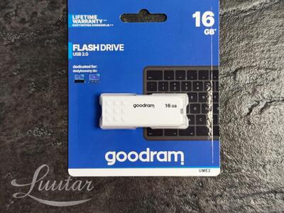 Mälupulk GOODRAM UME2 16GB 2.0 UUS!