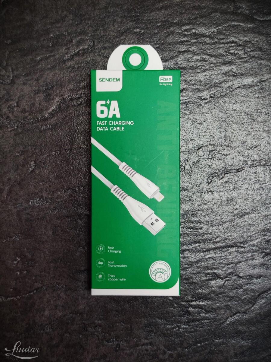 Juhe SENDEM M35P USB - Lightning 6A UUS!