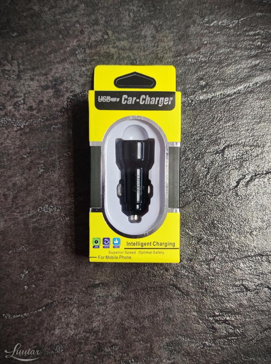 Autolaadija S26 2xUSB 3A UUS!