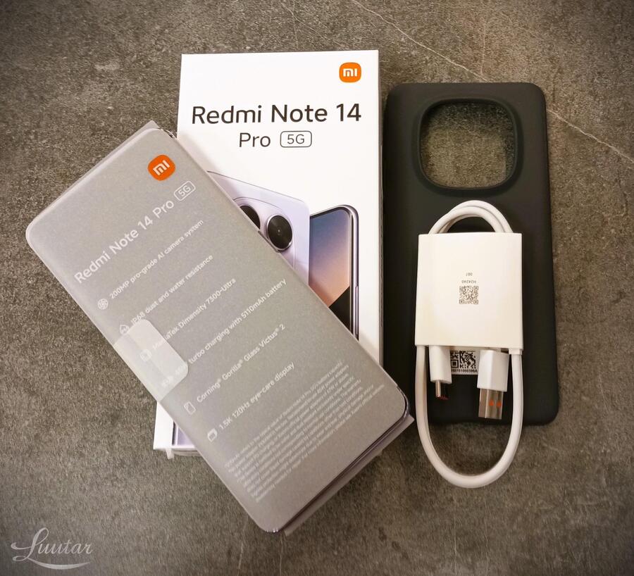 Mobiiltelefon Xiaomi Redmi Note 14 Pro 5G 256 Gb