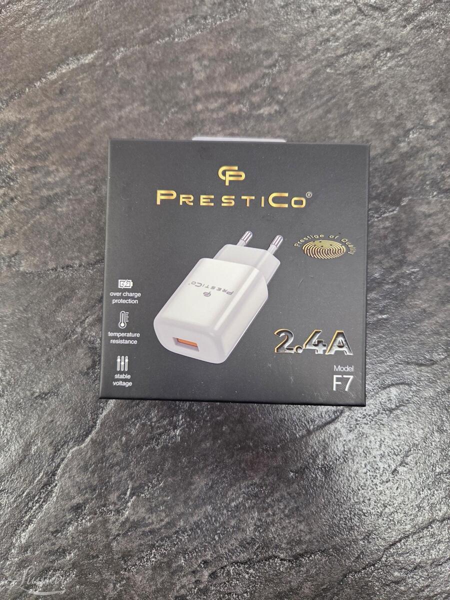 Laadija PRESTICO F7S 1xUSB 2.4A
