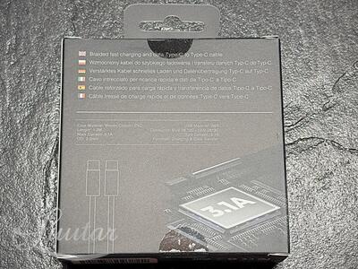 Juhe PRESTICO T46 USB-C -> USB-C PD 1.2M UUS!