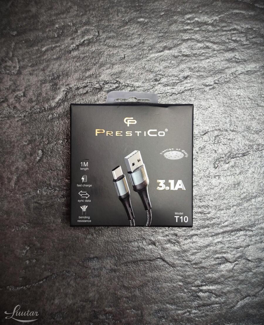 Juhe PRESTICO T10 USB-USB-C 3.1A UUS!