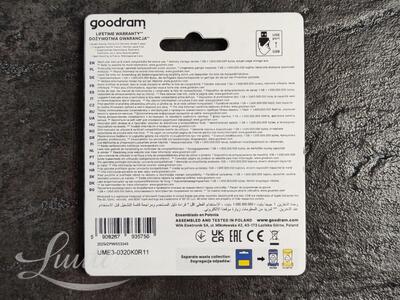 Mälupulk GOODRAM UME3 32GB USB 3.0 UUS!