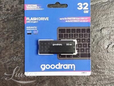 Mälupulk GOODRAM UME3 32GB USB 3.0 UUS!