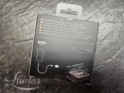 Laadija PRESTICO F8S 1xUSB-C + Juhe Lightning 20W PD valge UUS!
