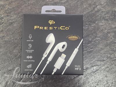 Kõrvaklapid PRESTICO HF3Lightning valge
