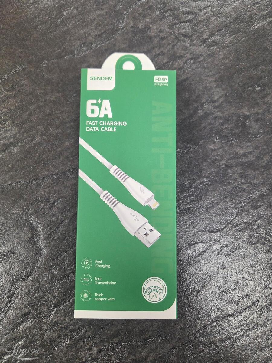 Juhe SENDEM M35P USB-Lightning 6A valge