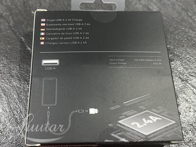 Laadija PRESTICO F9S 1xUSB + Juhe USB-C 2.4A valge UUS!