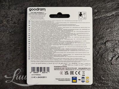Mälupulk GOODRAM UME3 64GB USB 3.0 Must UUS!