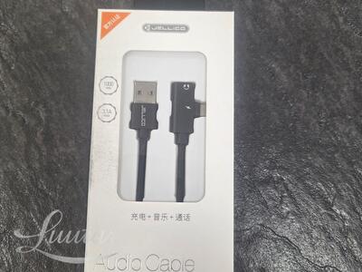 Üleminek Kõrvaklapidele JELLICO K18 USB/Lighting must