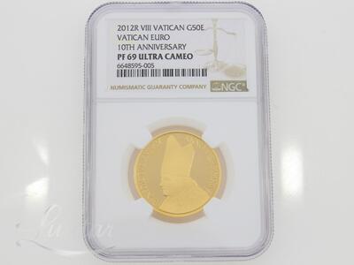 Kuldmünt 917* 50 Euros - Benedict XVI 10 Years of Vatican Euro