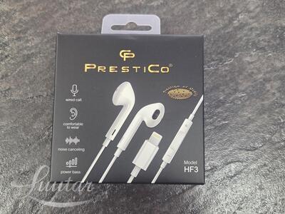 Kõrvaklapid PRESTICO HF3Lightning valge