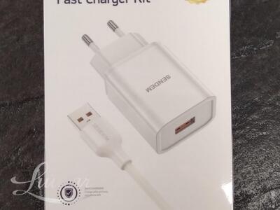 Laadija Sendem OG36 USB+microUSB valge