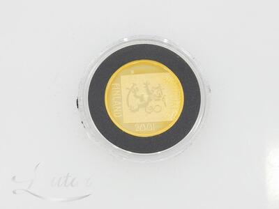 Kuldmünt 750* 1 Markka Finland 2001
