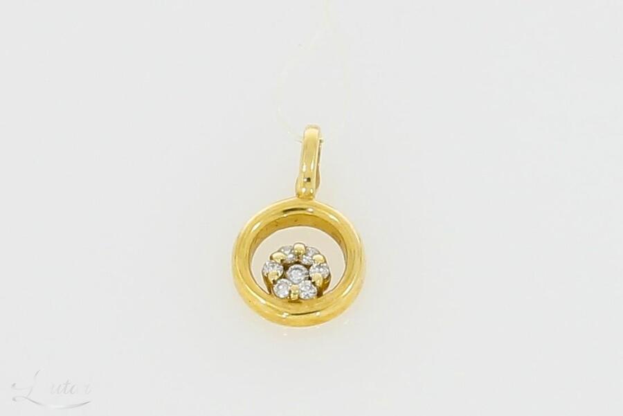 Kuld kulon 585* UUS! Briljandid 0.045ct