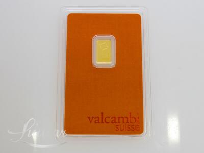 Kuldplaat 999* Valcambi Suisse