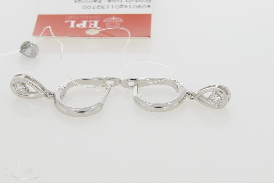 Kuldkõrvarõngad 585* Briljandid 0.211ct UUED!