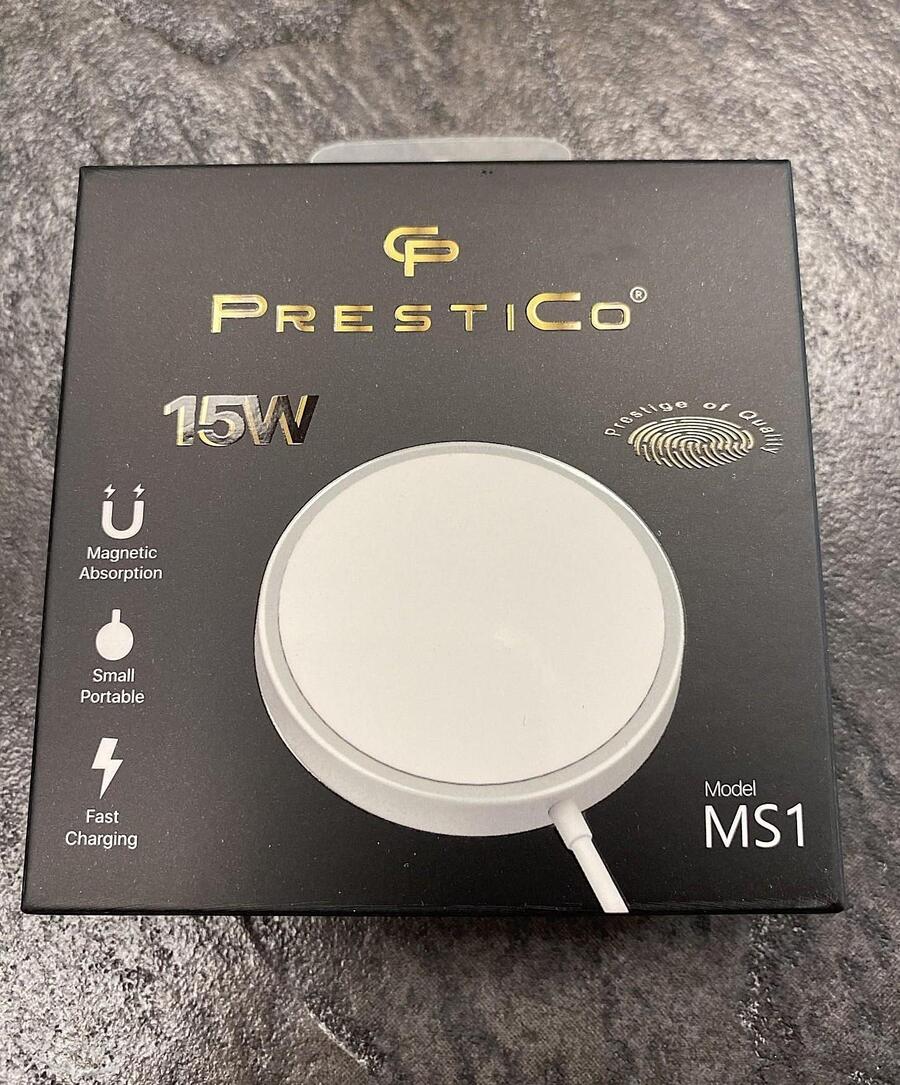 Nutikella laadija Prestico MS1 MagSafe, 15W UUS!