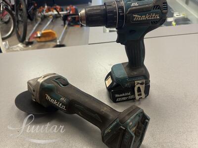 Tööriistakomplekt Makita DGA504 / DHP485